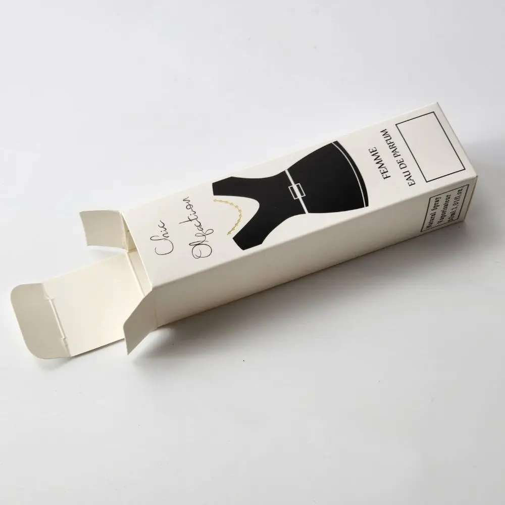 Custom Luxury Hot Stamping CMYK Printing Perfume Paper Packaging Box for Bottle Suitable for men and women