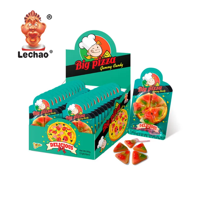 Лидер продаж конфеты Lechao в форме пиццы оптовая