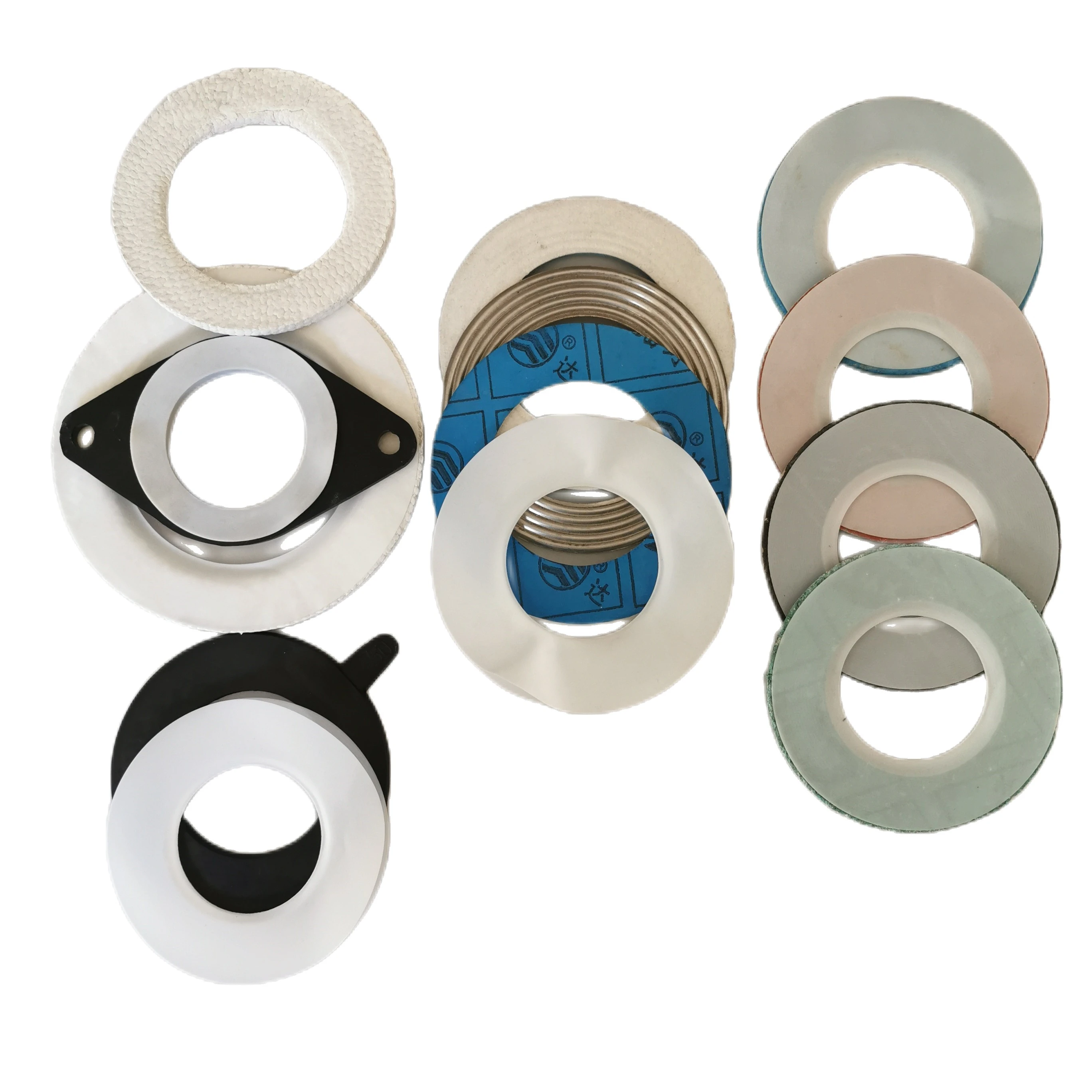 Hot-selling non-metallic gasket rubber envelope sandwich corrosion-resistant PTFE coating gasket