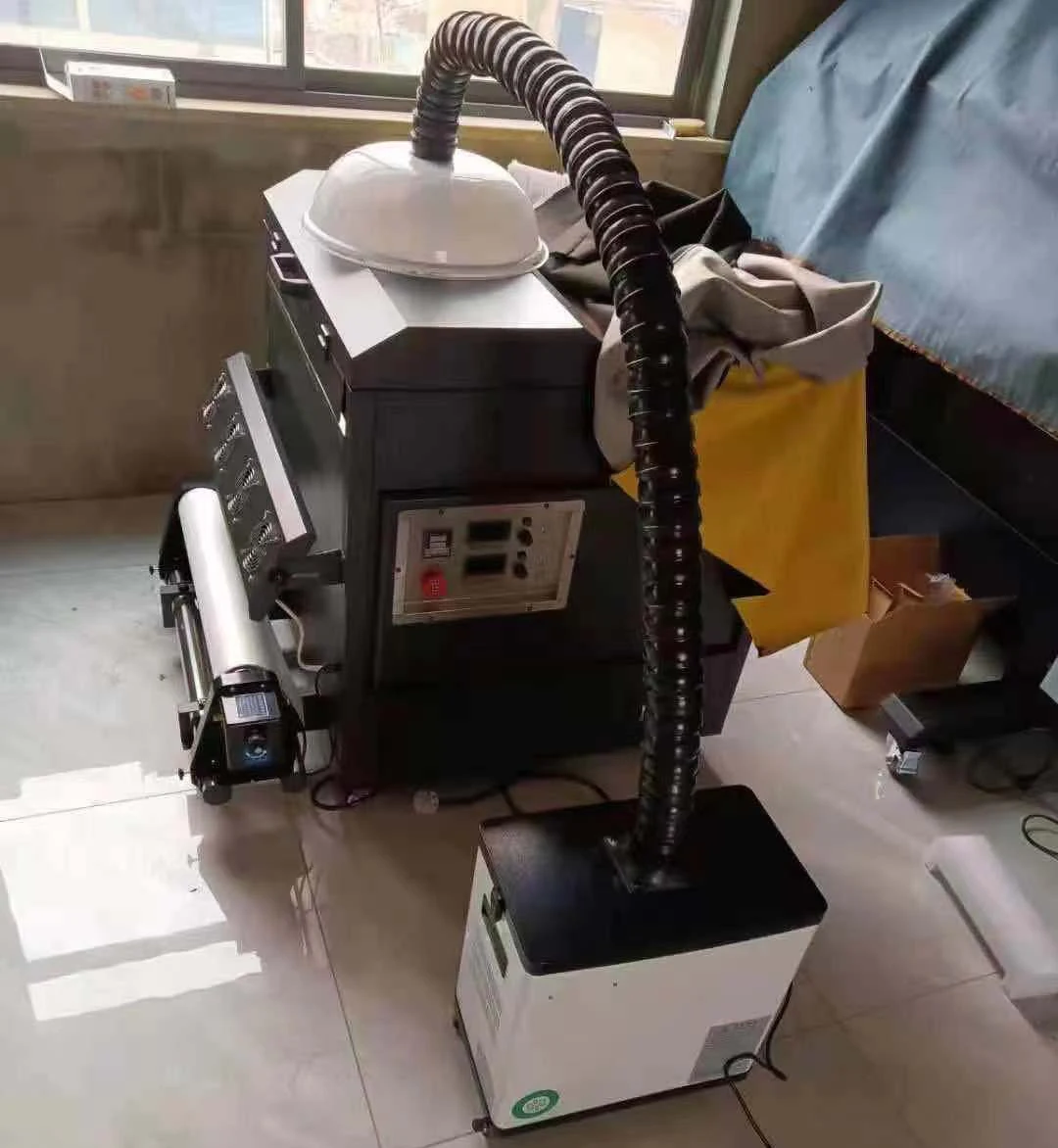 Eco-Friendly Air Duct Cleaning Equipment Smoke Air Suction Fan Extract Filter Purifier Cleaner Machine for DTF Printer Powder