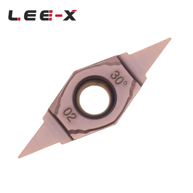 LEE-X карбидные вставки VCGT 18 20 25 30 40 градусов VCGT160402/VCGT160403/160404 режущие для подшипников уплотнительное кольцо
