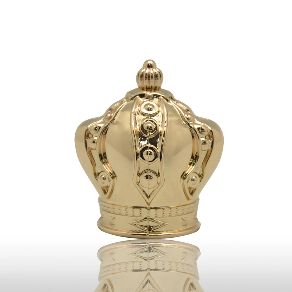 Luxury Zamac Crown Perfume Bottle Cap Fea 15 Zinc Alloy Crown Perfume Bottle Lid