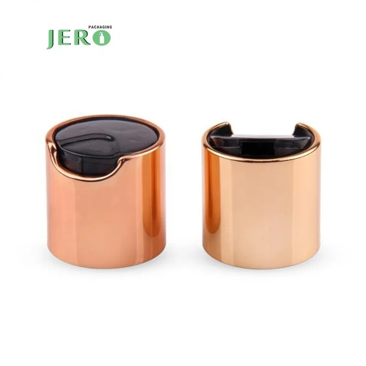 Stocks!20/410 415 golden disc top cap aluminum 24 410 disc top cap silver UV aluminum 28/410 disc top cap fast delivery