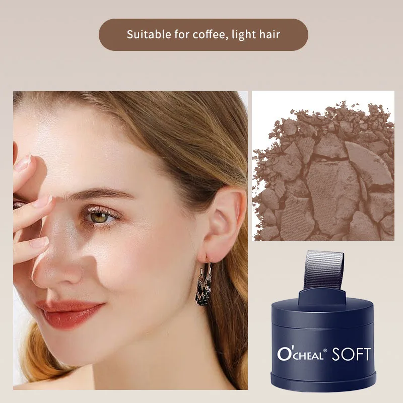 Private Label Custom Color Waterproof Hair Root Touch Up Line Shadow Powder For Women Hairline Shadow Powder Hairline powder