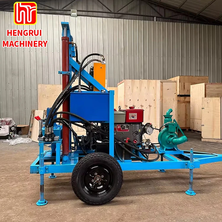 Advanced Artesian Well Drilling Rig for Accessing Underground Water Sources within 150m