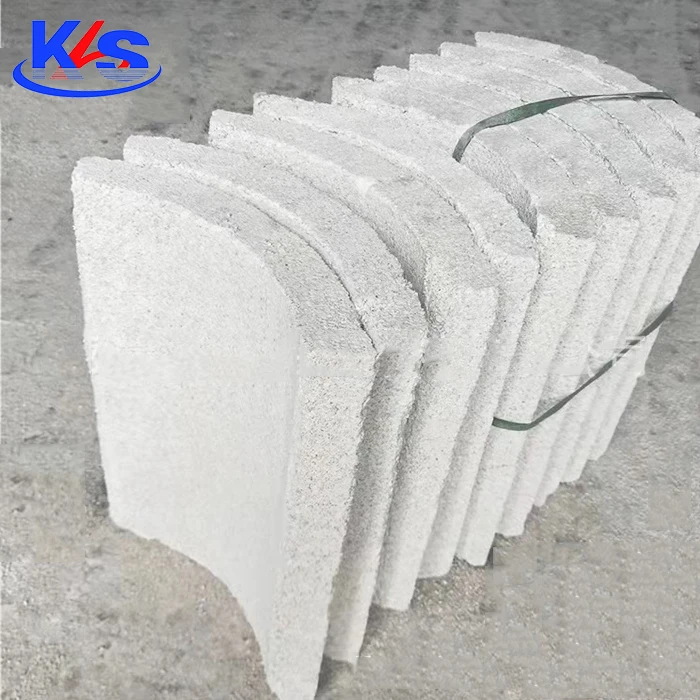 KRS Refractory High Temperature Fireproof Perlite Pipe Perlite Insulation Pipe