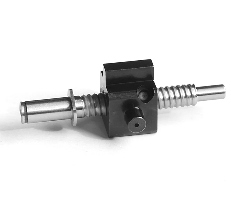 Non-standard connected motor ballscrews customized 0601 ball screw