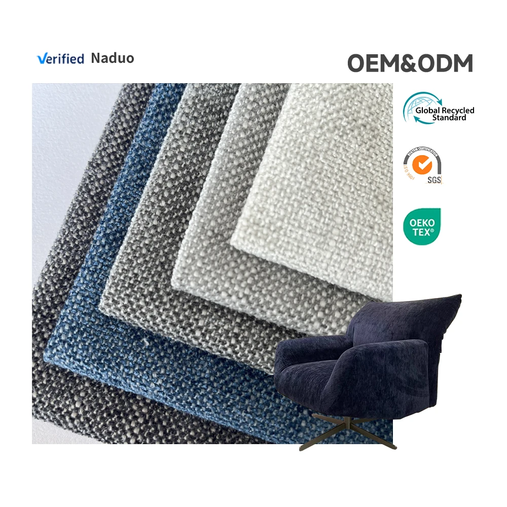 NADUO TEX 2024 New Arrival Designer luxury sofa heavy duty chenille sofa furniture fabric upholstery sofa fabric