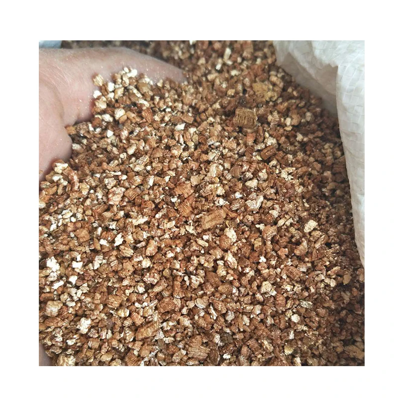 Wholesale price good quality golden natural expand silvery vermiculite