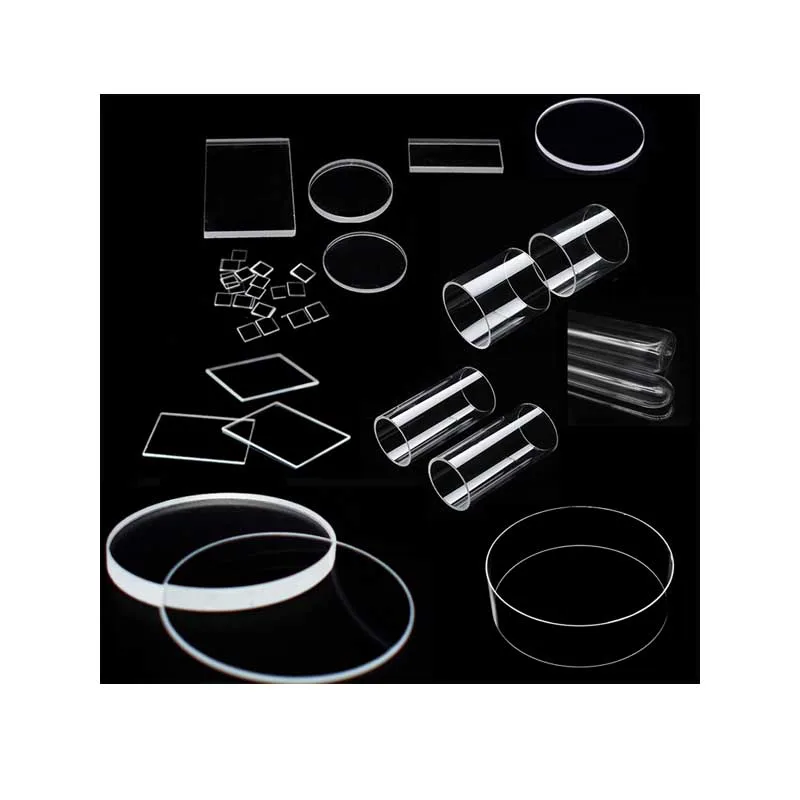 Термостойкий прозрачный лист из кварцевого стекла, прозрачная УФ-пластина из кварцевого стекла