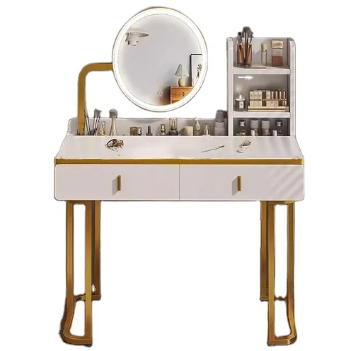 Dressing table Small bedroom simple modern light luxury dressing table small rental house simple dressing table