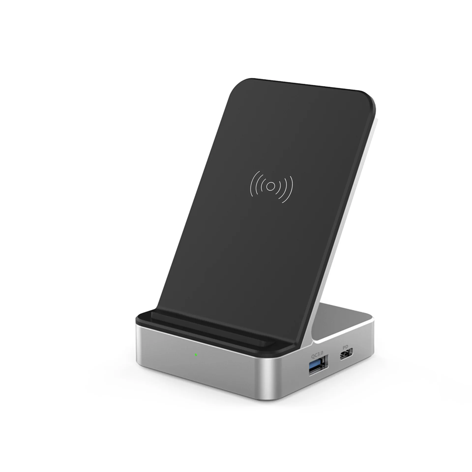 2021 new hot-selling PD smart fast charger QC3.0 18W+PD wireless 10W multifunctional