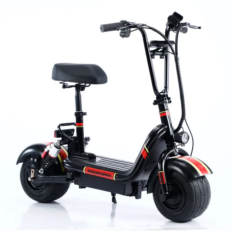 China Manufacturing 11 inch electric bicycle  adult portable lithium battery power folding bike mini scooter