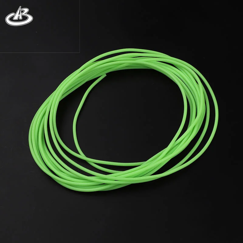 Color  luminous tube rubber tube Fishing accessory latex tube Fishing Rigs P1300