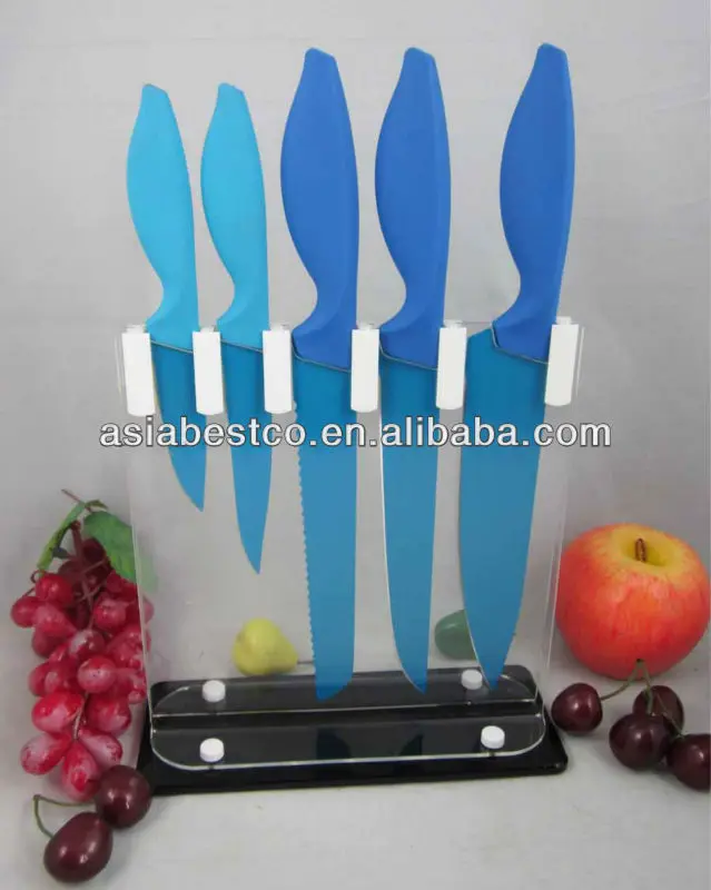 5pcs Colorful Kitchen Knife Set Royalty Line