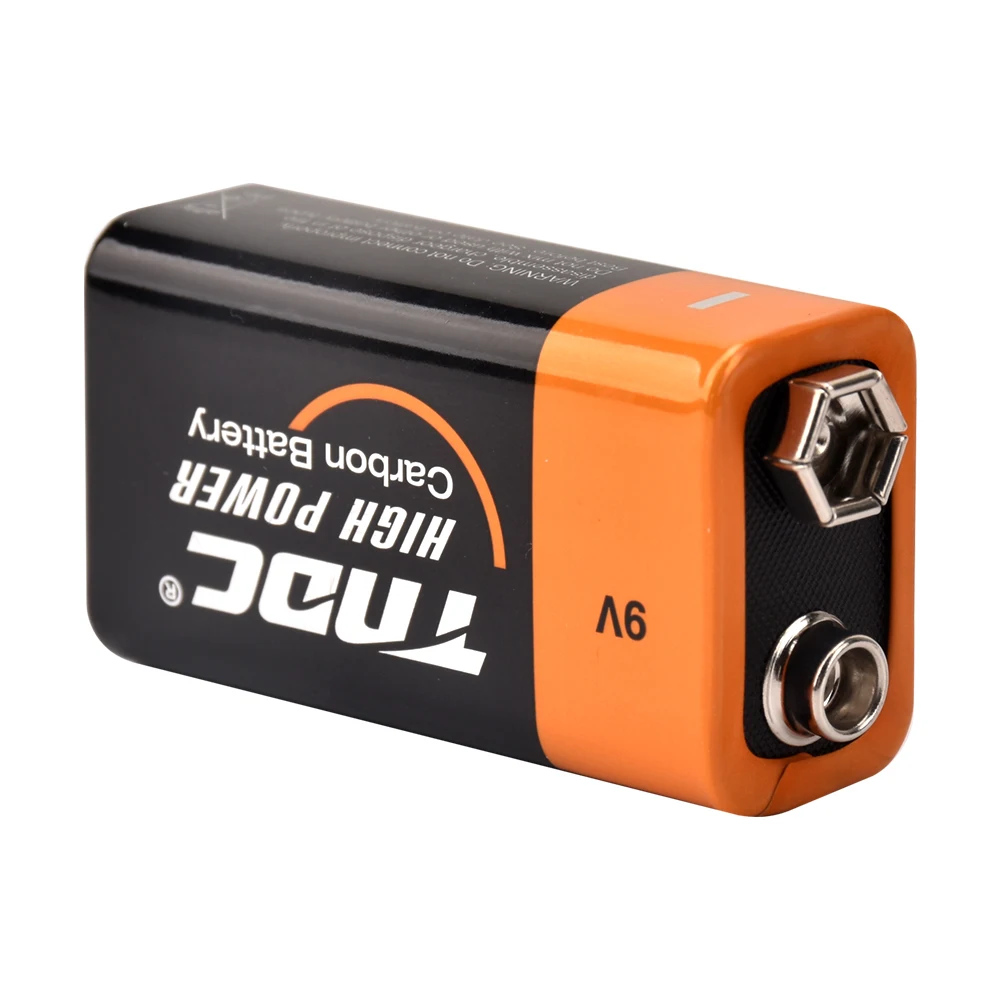 4.0Wh r6p Zinc Carbon 6F22/9V Dry Cell Battery Power Plus Super Heavy Duty Battery