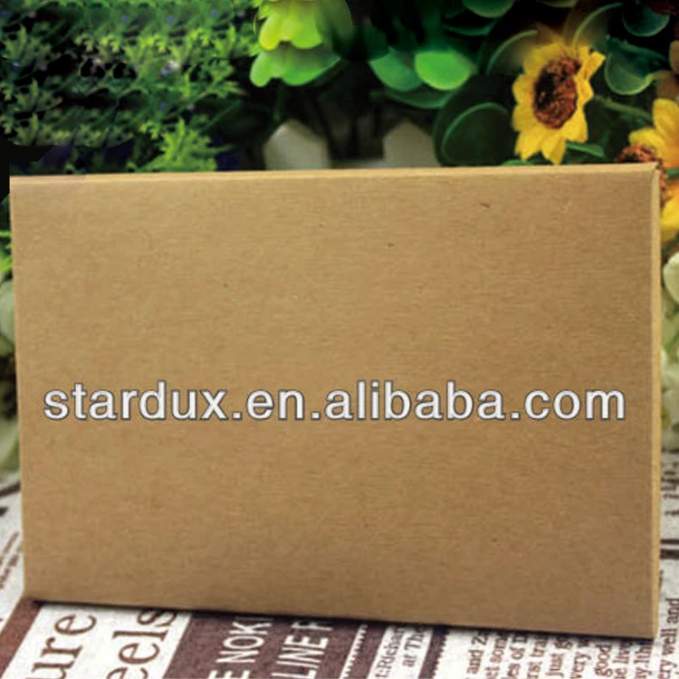 brown kraft paper envelope with customized size and logo