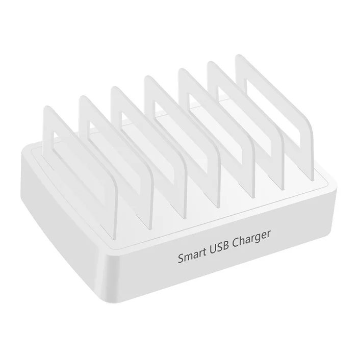 Manufacturer 6 Ports Mobile Phone USB Charger Tablet Fast Charging Head Station 5V8A 40W