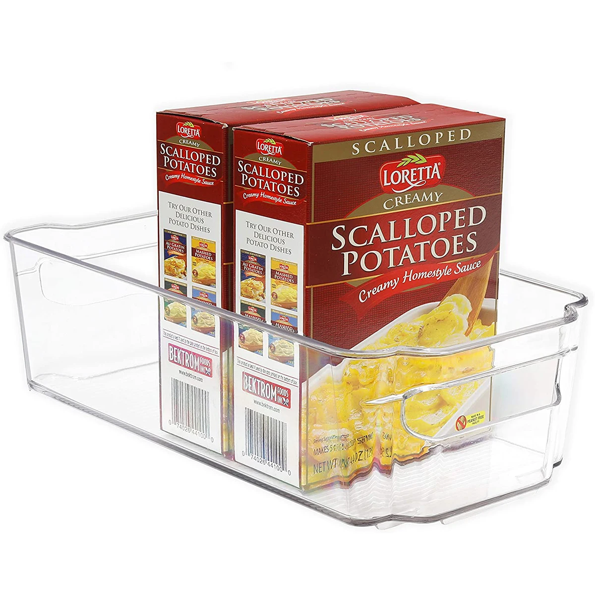 Корзины органайзер для холодильника корзины хранения продуктов пластиковая Штабелируемая коробка с ручками