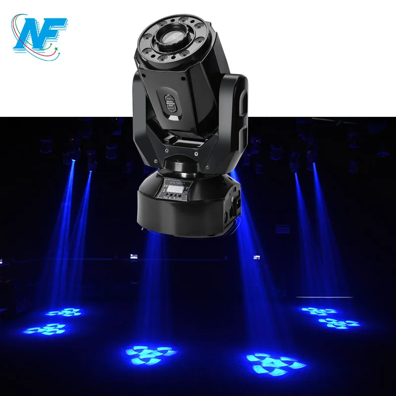  Светодиодный мини-светильник для диджея ночного клуба 8x9 Вт RGB 3 в 1 60 движущаяся головка сценическое освещение DMX512