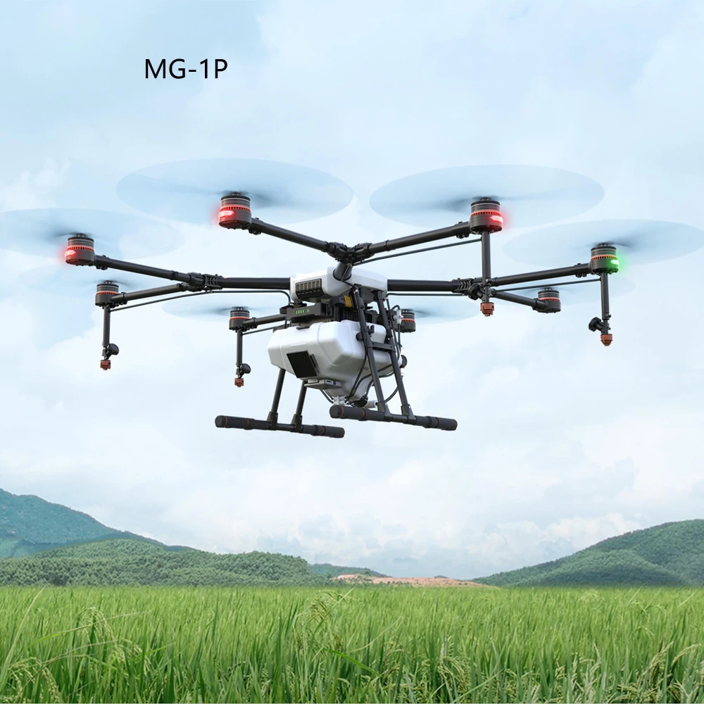  Интеллектуальный сельскохозяйственный распыляющий Дрон MG-1P RTK 10L жидкий спрей в режиме реального времени мониторинг окружающей среды