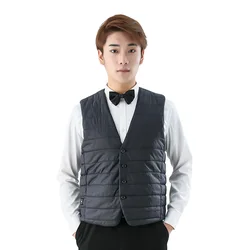 Battery Heating Waistcoat Suit Vest For Men OEM ODM Graphene Electric Heating Clothes