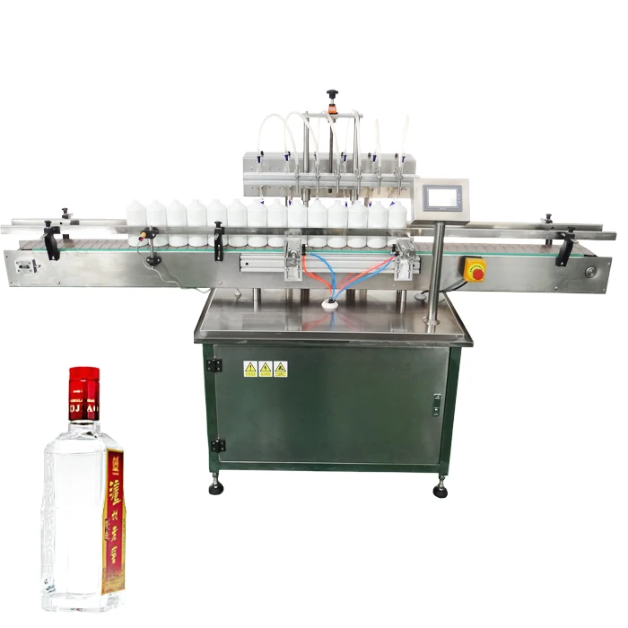 Higee whiskey glass bottling machine for alcohol liquor brandy gin filling line