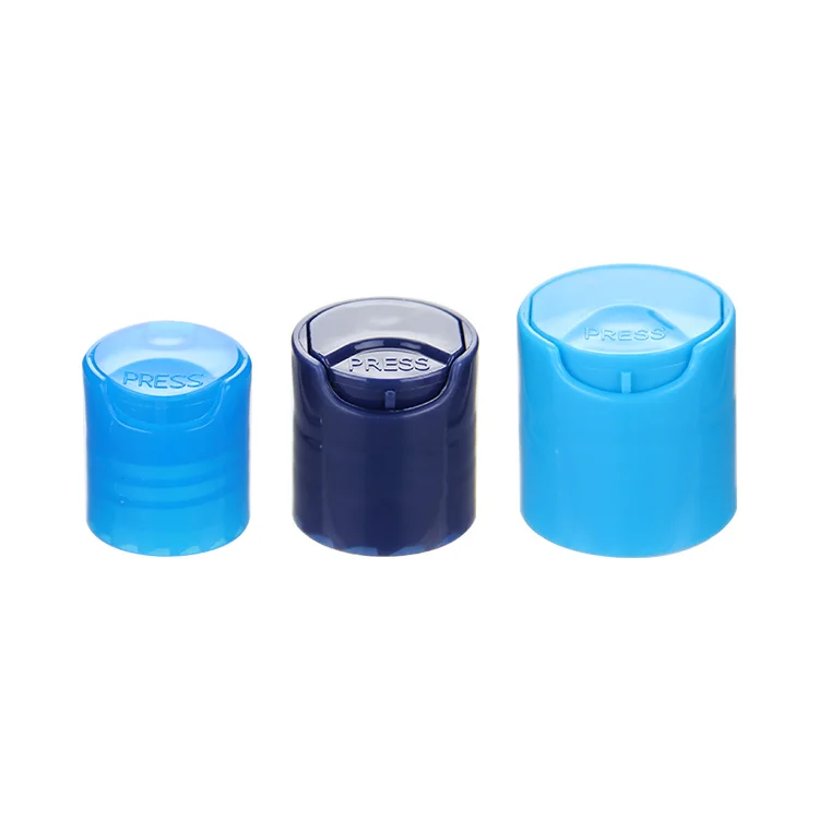 18/410 20/410 24/410 Plastic Round Container Disc Dispensing Bottle Cap Press Down Closure Lid Smooth Disc Top Caps