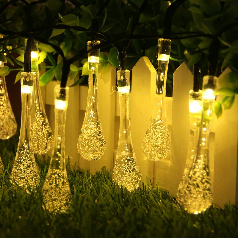 LED Solar Small Lantern Outdoor Waterproof Gypsophila Christmas Light String Sun Pendant Table Garden Garden Decoration Light
