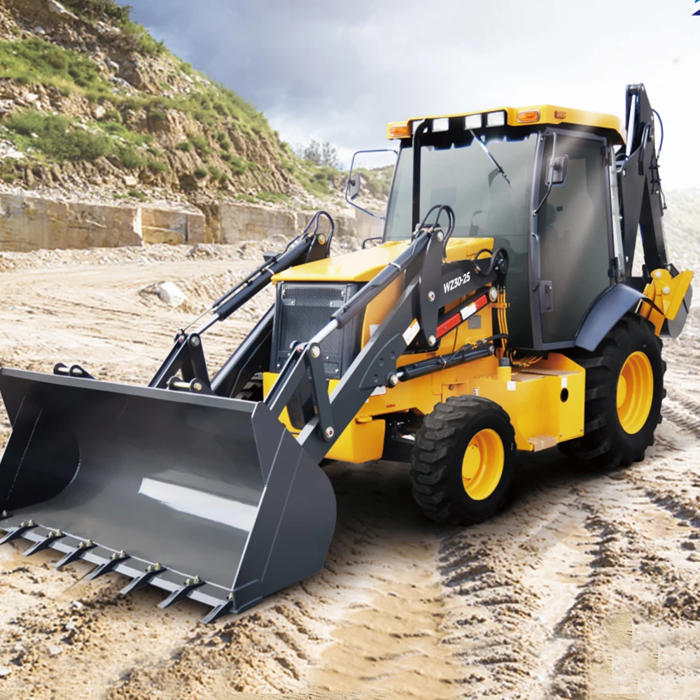 Multi functional with good engine backhoe loader for sale