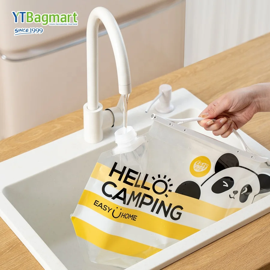 Outdoor Camping Accessories Picnic Plastic Water Storage Tank BPA Free Foldable Collapsible Water Container