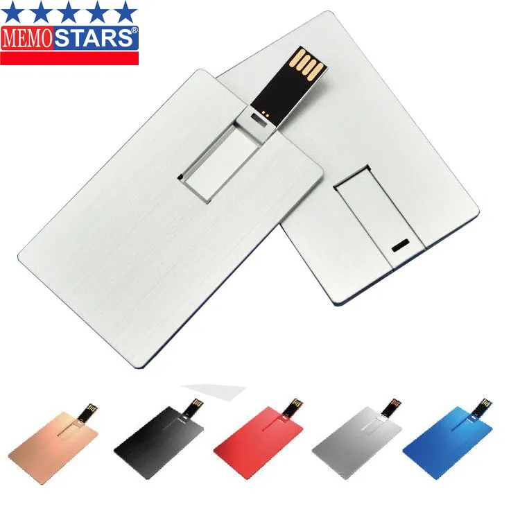  Usb 2 0 USB 3 алюминиевая визитная карта usb флэш-накопитель/металлический флэш-накопитель для кредитной карты USB-диск