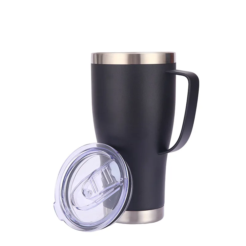 tumblers wholesale bulk 12/14/16/20/24/32/40 OZ tumbler with handle steel vacuum insulated travel mug with handle