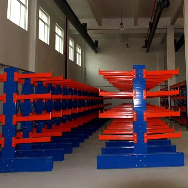  Sunnyrack сверхмощная двухсторонняя консольная стеллажная система для хранения труб из ПВХ