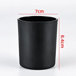 Wholesale Custom 3oz 6oz 8oz 10oz 12oz 14oz Frosted Clear Vessels Matte Gloss Glass Candle Jar With Wooden and Metal Lid