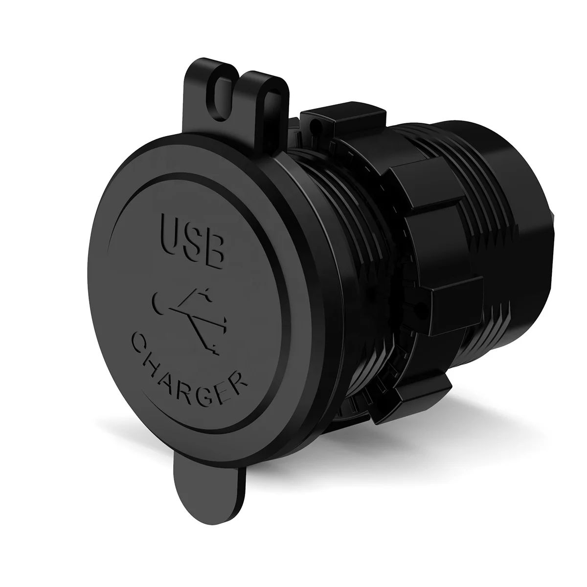 Fast Charger Dual Port QC3.0 USB Charging Socket for 12V 24V Car Bus Coach Marine Trailer ATV RV Motorcycle