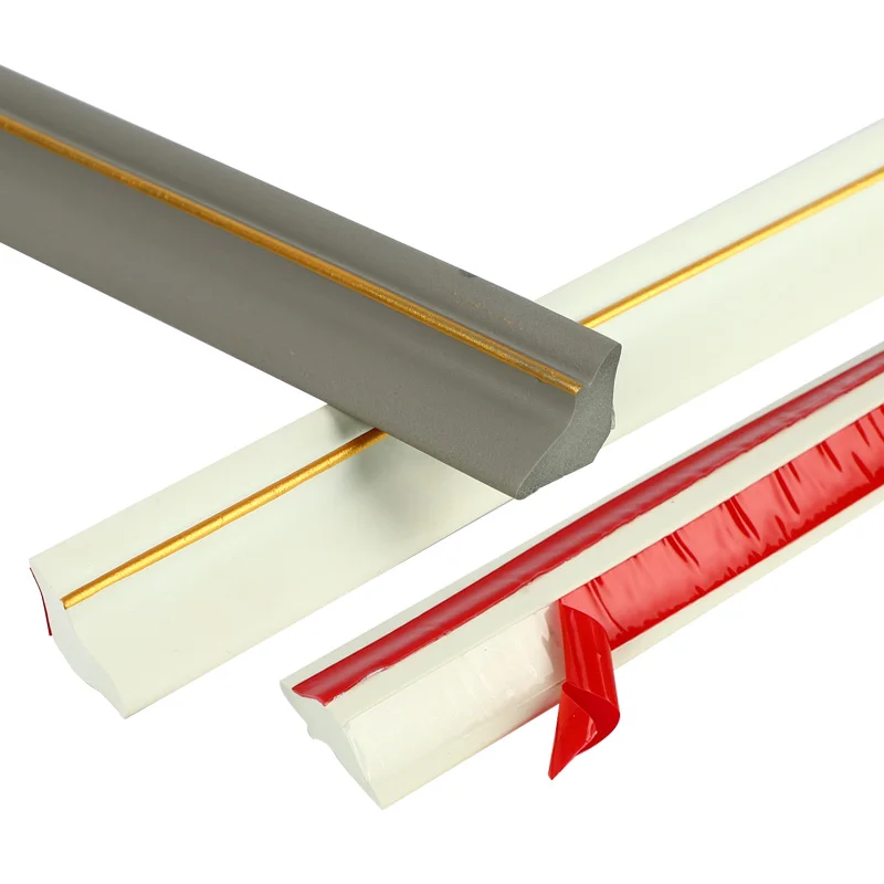 Self-adhesive tape PVC interior wall plaster mouldings living room background wall bedroom corner top corner decoration modeling