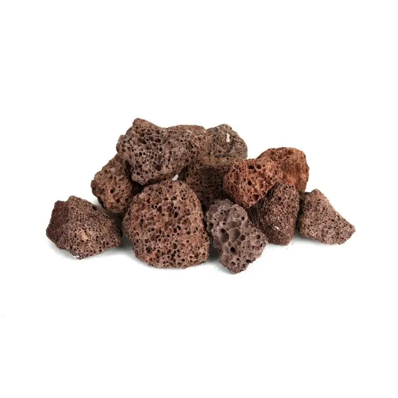 Natural Lava Rock Ball Volcanic Rock Stone Basalt Stone Red landscaping Stone For Fire Pit BBQ And Cooking