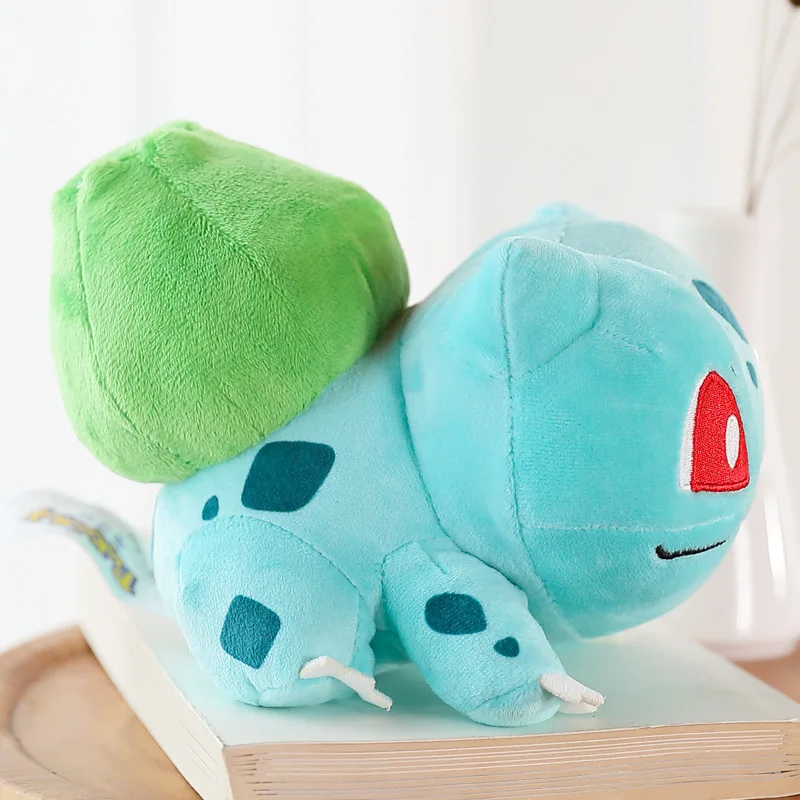 Original Green Large Size Stuffed Plush Frog Toy Cushin Pillow Toys Bulbasaur Doll Cartoon Pokemoned Pocket Monster Toy for Kids