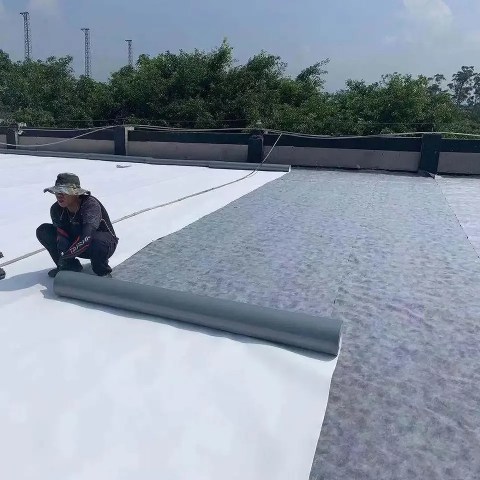 Factory Direct High Quality PVC Waterproof Membrane 1.5mm 2mm 1.2mm Thickness for Modern Outdoor Building Materials Roofing