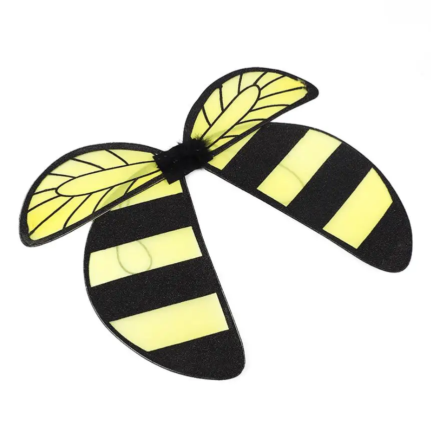Fairy  Costume Bee Wings Honeybee Fancy Dress Up Props  Holiday Birthday Party Decorations