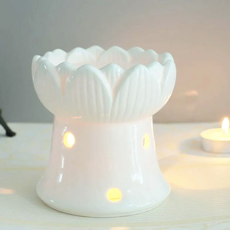 ceramic candle melt warmer aromatherapy essential oil burner soy wax burner