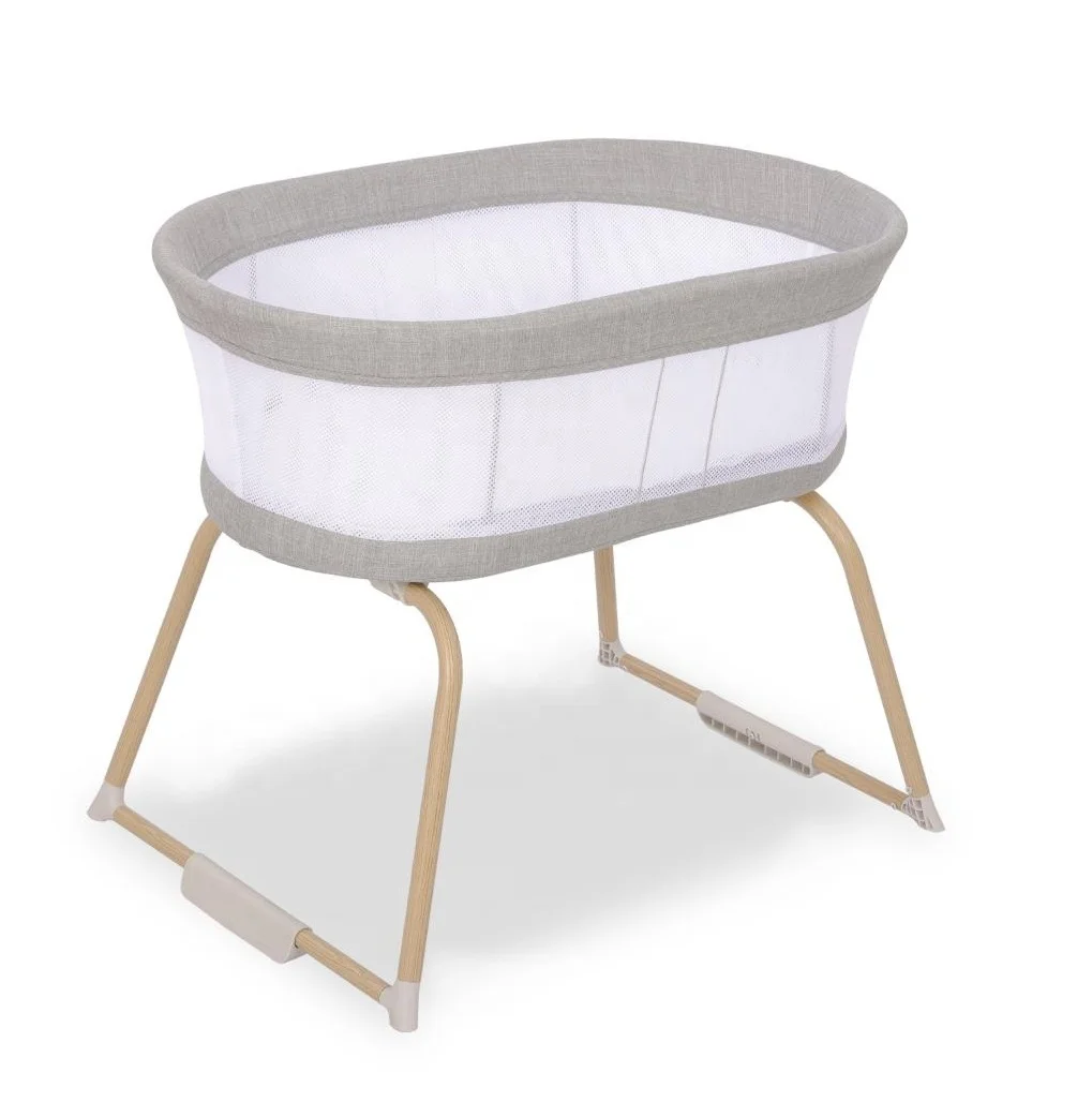 New Design Baby Swing Bassinet Compact Folded Size New Born Baby Bassinet Portable Travelling Baby Cradle Cot With EN1130