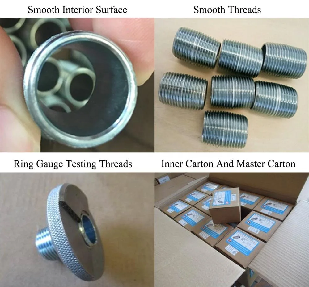 Electric Resistance Welding close nipple  pipe fittings