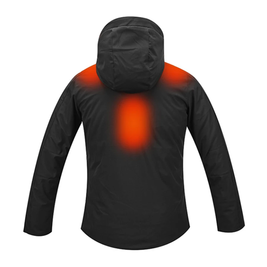 Куртка с подогревом унисекс, зимняя верхняя одежда с высоким электрическим подогревом для мужчин и женщин