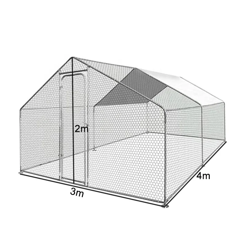 Jaalex Cheap Portable Big Hen Egg Laying Walk In Chicken Coop For Chickens Mobile With Large Run