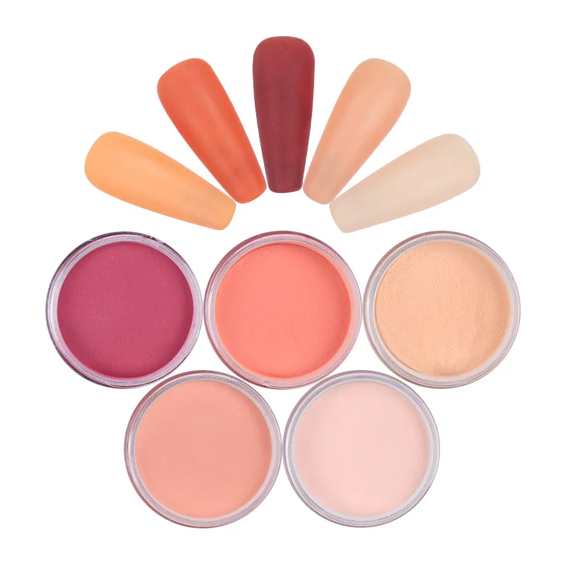 2024 OEM Custom Nail Dip Dipping Powder  Kit Set With Base Top Coat Activator Brush Saver Liquid