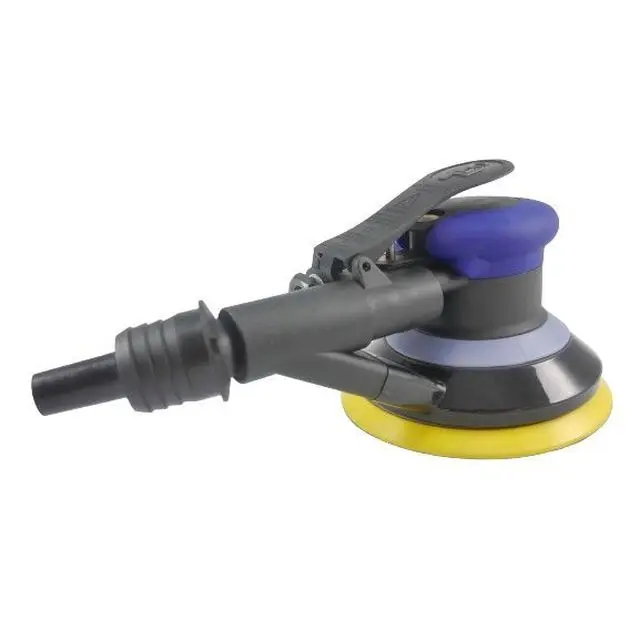 Self-Generated-Vacuum 12000Rpm 5 Inch Air Pneumatic Random Orbital Sander With Bottom Dust Cover