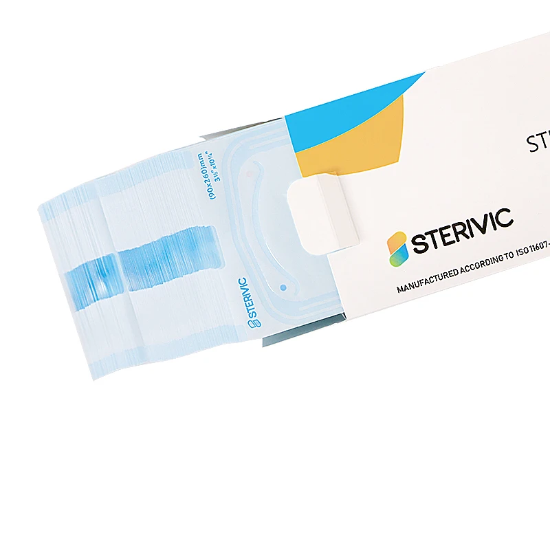 
Autoclave sterile paper film pouches with PET/CPP film 