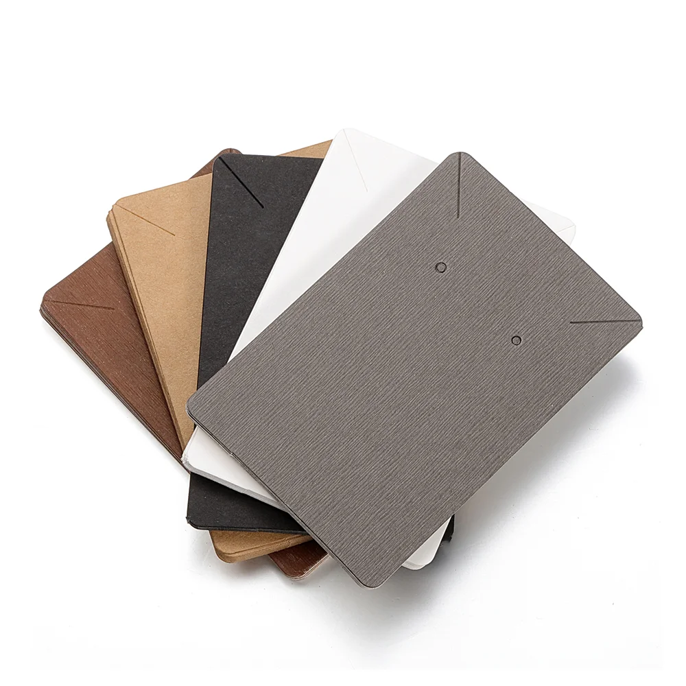 Wholesale Earrings and Necklaces Display Cards Cardboard Earring Packaging Hang Card Ear Studs Paper Card for Jewelry
